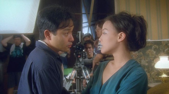 Leslie Cheung and Shu Qi in "Viva Erotica" (1996)