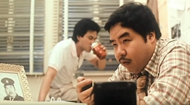 Kent Cheng and Simon Yam in "He Lives by Night" (1982)