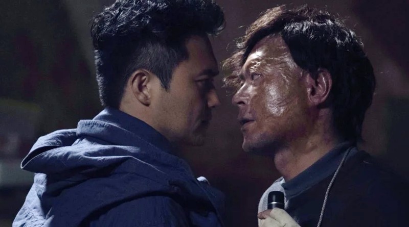 Julian Cheung and Louis Koo in "Death Notice" (2023)
